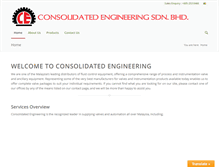 Tablet Screenshot of consolidatedengineeringsb.com